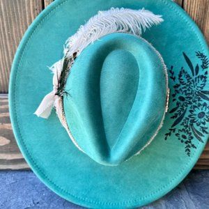 Wildflowers & Butterflies Custom Boho Hat